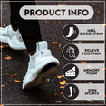 thumbnail image 3 of Softior Men’s Comfort Memory Foam Heel Cushions Inserts Cups Pads for Heel Pain, 3-Pack, 3 of 9