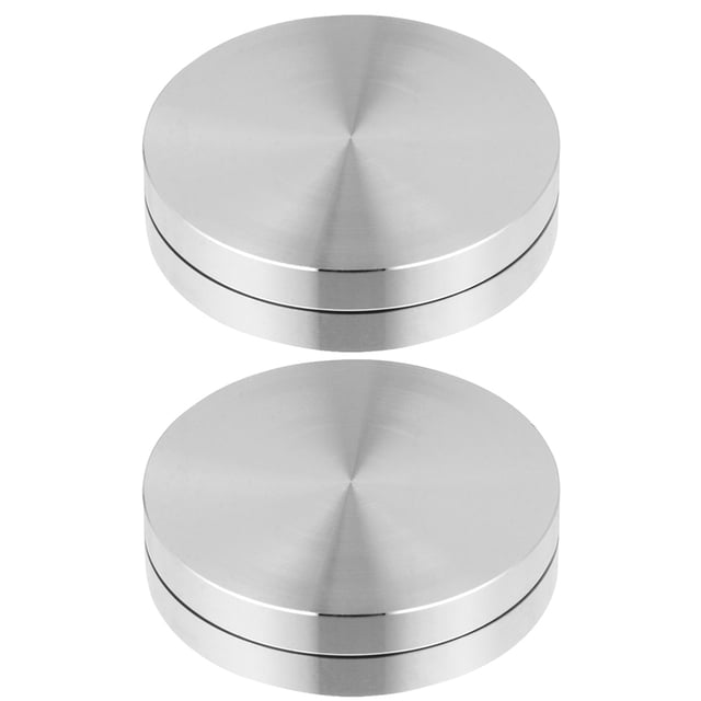 Weiweiguan 2pcs Table Turntable Bearings Baking Tray Axle Rotating Cake Stand Bases
