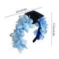 thumbnail image 3 of Qocolhg Graduation Flower Cap Decoration Kit Included Graduation Cap with Tassel Crown Artificial Flower Headband for DIY Grad Hat Topper Graduation Party Supplies, Clearance, 3 of 6