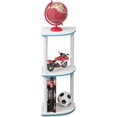 thumbnail image 4 of 5 Tier Corner Display Rack Multipurpose Shelving Unit, Dark Cherry/Black, 4 of 8