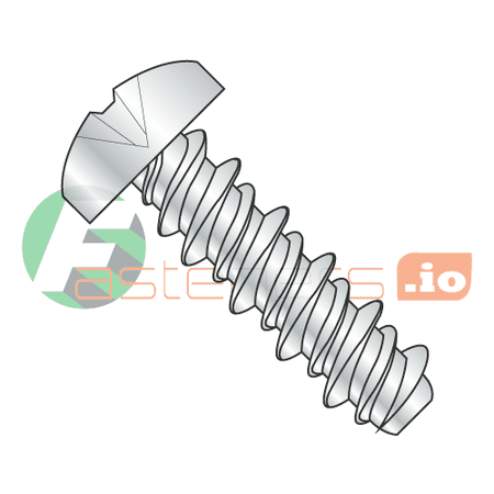 

#10 (#8 Head) x 3/8 High Low Style Self Tapping Screws / Phillips / Pan Head / Steel / Zinc (Quantity: 10 000 pcs)