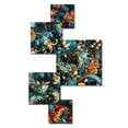 thumbnail image 3 of Designart "Paisley Patterns With Celestial Essence I" Floral Wall Art Set Of 5 - Multicolor Glam For Bedroom Wall Art Set, 3 of 6