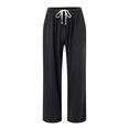 thumbnail image 4 of Vedolay Mens Work Pants Long Pants with Pockets Loose Trousers 2023 Black,L, 4 of 4