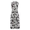 thumbnail image 4 of Birdeem Robes pour Femmes Mode Été Taille Cintrée Imprimé Sans Manches Col en V, 4 of 10