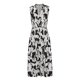 thumbnail image 4 of Vestido de Verano Casual sin Mangas Cuello en V con Cintura Cinching, Vestido de Verano de las Mujeres con Flujo Impreso, 4 of 6