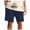 Navy, variant on OSOLU Solid Color Men's Summer Vintage Casual Shorts Men's Knee Length Sweatpants Basketball Pants Trousers Daily Relaxed Fit Breathable Bottoms