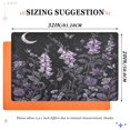 thumbnail image 6 of Yayeee Doormat for Inside 20"x32" Absorbent Low-Profile Washable Non-Slip Rubber Backed Entryway Rug, Light Purple Flowers, 6 of 8
