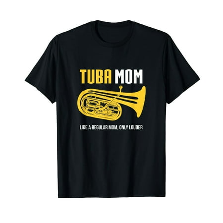 Tuba Mom Shirt, Funny Cute Marching Band Gift