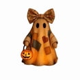 thumbnail image 2 of Lighted Vintage Patchwork Ghost, LED Ghost Tabletop Figurine, Vintage Halloween Patchwork Ghosts Lamp, Rustic Fall Figurine Decoration for Mantel Shelf Entryway Porch, 2 of 6