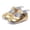 A-Gold100, variant on JAJAHO Baby First Walking Shoes Girls Infant Sneakers PU Leather Floral Embroidery Lightweight Hook And Loop Soft Sole Versatile Shoe