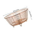 thumbnail image 5 of Milisten Stainless Steel Wire Fruit and Vegetable Basket for Kitchen Storage, Household Organizer, 1 Piece, 5 of 8