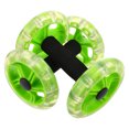 thumbnail image 1 of GAXIRE 1Par De Ejercicio Abdominal Con Rodillo Doble Verde Para Entrenamiento Completo Del Núcleo, 1 of 7