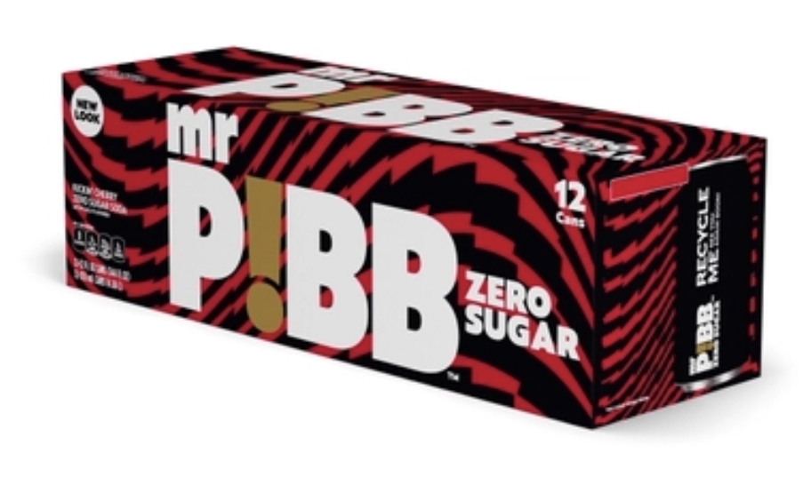 Mr Pibb Zero Sugar, 12 oz, 24 pack