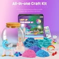 thumbnail image 4 of Kit de terrario LAOESE con forma de unicornio para niñas de 4 a 12 años con luz, 4 of 6
