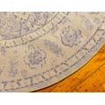 thumbnail image 6 of Unique Loom Medici Collection Area Rug - Oasis (8' Round Gray/Gold), 6 of 6