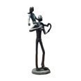 thumbnail image 3 of Estatua e hija para el Día , decoración del hogar, coleccionable, regalo para papá, escultura de resina para cumpleaños festivos., 3 of 9