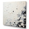 thumbnail image 2 of Designart "Minimalist Wave Grey and White Mid Century" Abstract Collages Canvas Print, 2 of 5