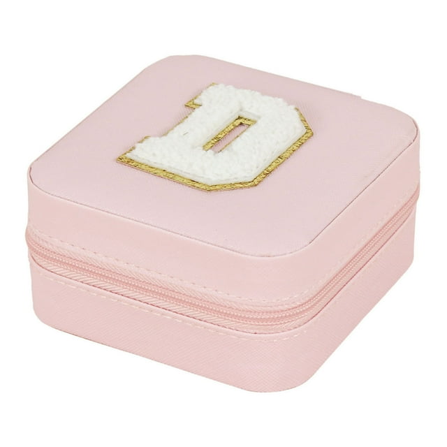 Jewelry Organizer Box,Necklace Gift Box 26 Letters Earring Jewelry Display Storage Box Case Organizer Flannel Tray Gift Organizers and Storage,Jewelry Gift Box,Jewelry Organizer Tray