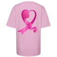 thumbnail image 5 of Razzly Women's T Shirts For Cancer Awareness Month Motivational Print Tee For Women Ideal For Events Awareness Campaigns And Everyday Wear Loose Women Tee Shirts Woman Womens T Shirts Long(Pink,M), 5 of 5