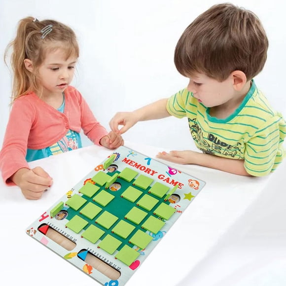 Montessori Chess Early Educational Kindergarten Preschool Toys Logical Thinking Training Memory Matching Game for Boys Girls 3+