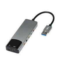 USB Sound Card 7.1 5.1 Channel External Audio-Card For PC/Computer Optical