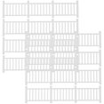 thumbnail image 1 of OULII 8Pcs Decorative Miniature Fences White Rectangular for Craft Projects ABS Material, 1 of 8