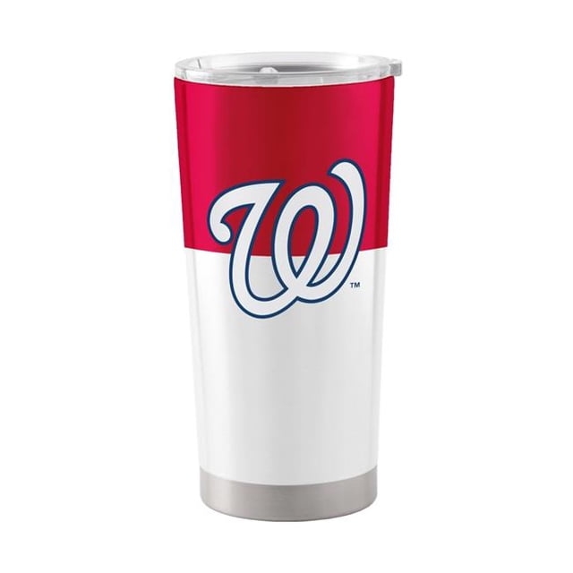 Logo Chaise 518-S20T-11 Gobelet en Acier Inoxydable 20 oz MLB Washington Nationals Colorblock