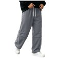 thumbnail image 3 of Akiihool Men Pants Men's Classic Fit Signature Stretch Pants Grey,L, 3 of 9