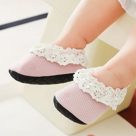 

YOHOME Newborn Baby Newborn Baby Girls Boys Anti-Slip Socks Slipper