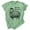 Heather Apple Green, variant on Fleece Navidad T-shirt, Unisex Women's Men's Shirt, Funny Christmas Xmas Feliz Navidad Sheep, Heather Gray, Large