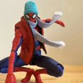 thumbnail image 2 of 1/12 Hombres Soldado Spider Niños Chaleco Chaqueta Pantalones Universo Paralelo Miles Peter Parker Conjunto de Ropa para Figura de Acción de 6 Pulgadas Decoración, 2 of 5
