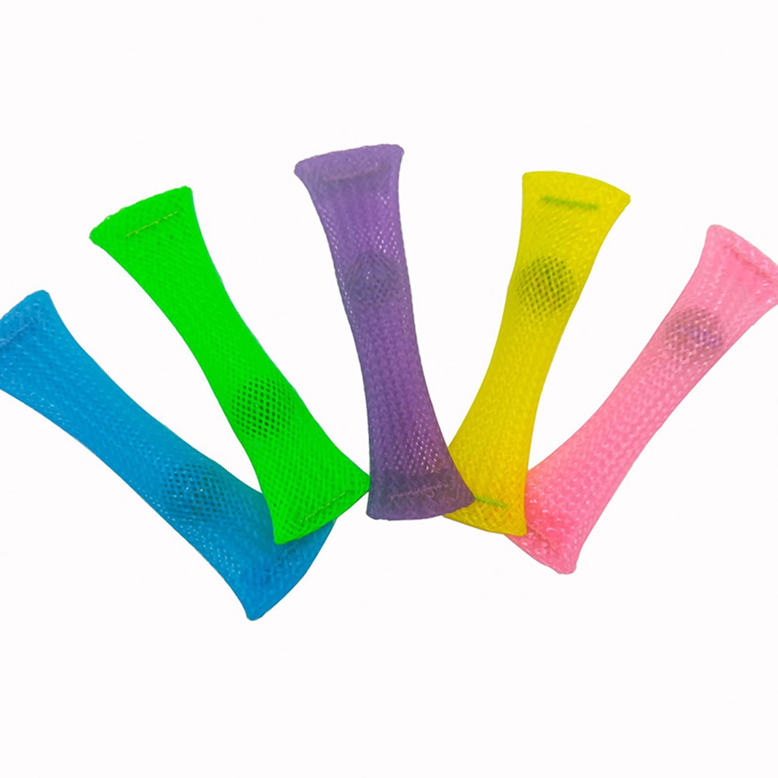 SDLAJOLLA Braided Mesh Tube Glass Marbles Toys 5pcs Fidget Toys Braided Mesh Tube with Marble Stress Relief Toy for Kid Adult New SDLAJOLLA Braided Mesh Tube Glass Marbles Toys 5pcs Fidget Toys Braided Mesh Tube with Marble Stress Relief Toy for Kid Adult New