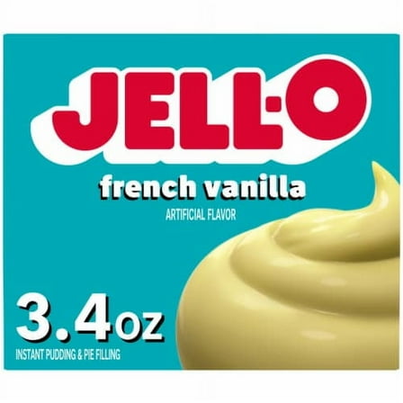 Pack of 2 - Jell-O French Vanilla Instant Pudding & Pie Filling Mix 3.4 oz