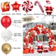 thumbnail image 3 of Juego de globos navideños con forma de bastón de caramelo, película de aluminio, rojo, verde, para fiesta de Año Nuevo, cadena de globos, decoración de arcos, suministros para regalos, 3 of 5