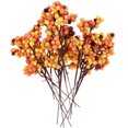 thumbnail image 3 of 12 piezas de tallos de bayas artificiales para Navidad, decoración de ramas de bayas, 3 of 7