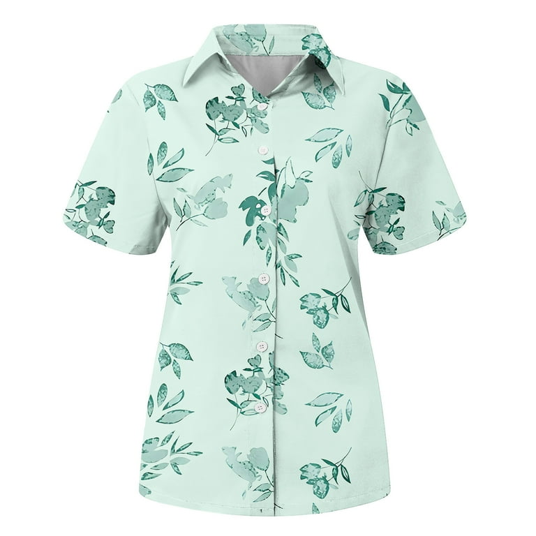 ZHIZAIHU Short Sleeve Blouses for Women Short Sleeve Tee