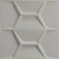thumbnail image 5 of Ekena Millwork 19 5/8"W x 19 5/8"H Colony EnduraWall Decorative 3D Wall Panel, UltraCover Satin Blossom White (Covers 2.67 Sq. Ft.), 5 of 6