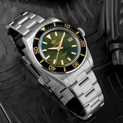 ADDIESDIVE Mens Automatic Watch NH35 Movement, Dive Watches with Ceramic Bezel, Sapphire Crystal, Luminous Analog Date, 200m Waterproof Stainless Steel Wristwatch for Business Casual