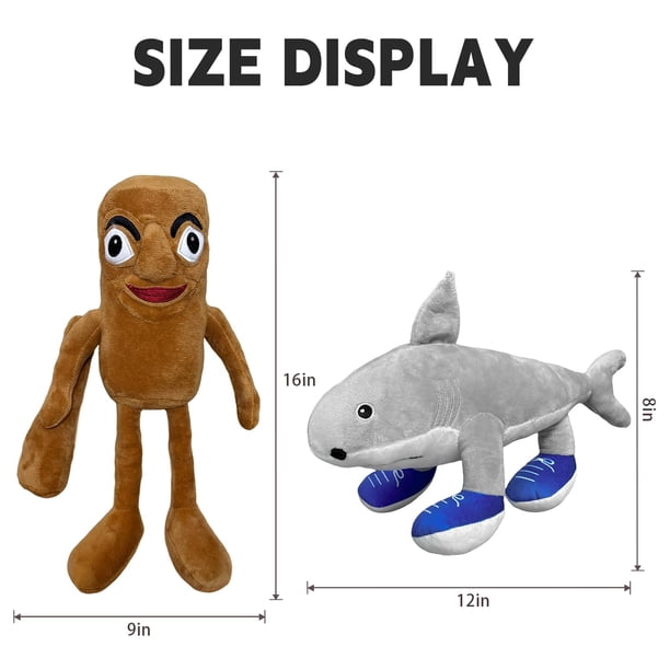 Pack De 2 Peluches Italianos De Brainrot: Tralalero Y Cabucino Assasino, Suaves Y Divertidos, Ideales Para Decoración Del Hogar Y Juego