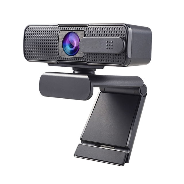 ASHU AOSU HD Webcam with 1080P Resolution, USB 2.0, Auto Focus, Dual Noise-Reducing Mics, Plug & Play, Adjustable Clamp, Compatible with Windows, Black