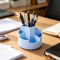 thumbnail image 5 of Rotating Pen Holder Desktop Organizer Storage Box With Note Tray Makeup Brush Holder For Office Desk Organization, 5 of 6