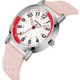 thumbnail image 2 of Nurse Watch for Nurse,Nursing Student,Medical Professionals,Doctors,with Pulsometer,Second Hand and 24 Hour,Soft Breathable Pink Silicone Band.Easy to Read Waterproof Watch., 2 of 5