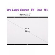 Orchip Portable Projector Screen 16:9 HD Folding Indoor Outdoor Movie Screen Game Office Home Theater Projector Screen