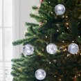 thumbnail image 6 of 2.36" Small Size 24ct shatterproof Christmas Ball Ornaments in 4 Classic finishes for Christmas Tree Decoration (2.36" Medium Size, Silver), 6 of 6