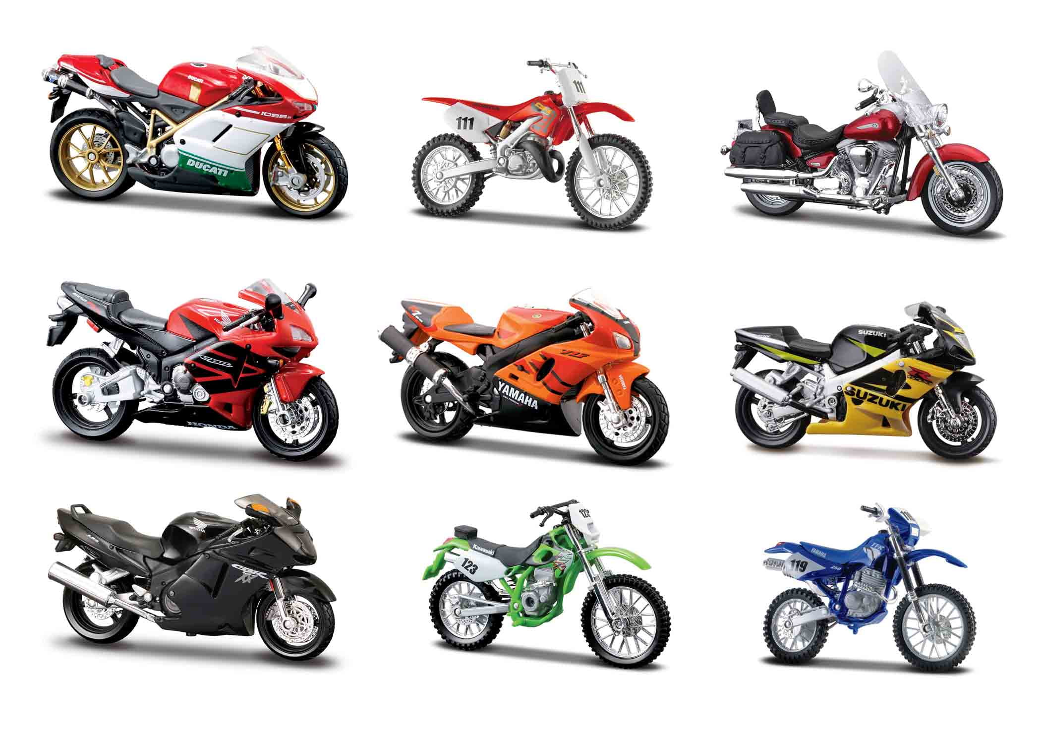 Adventure Force 1:18 Scale 2 Wheelers Motorcycle Diecast Toy Honda