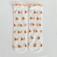 thumbnail image 2 of Akiihool Girls Sock Unisex Kids and Toddlers' Heel Shield and No Show Socks (Orange,3-12 Years), 2 of 3