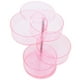 thumbnail image 2 of Caja de almacenamiento giratoria multicapa con adornos rosas para clasificar joyas., 2 of 14
