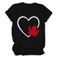 thumbnail image 4 of Camisas de Manga Corta para las Mujeres Impresión de Manga Corta Cuello Redondo, Camisa Casual de Poliéster para las Mujeres, Lavado de Manos, 4 of 6