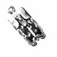 thumbnail image 1 of Sterling Silver 24" Unisex 1.5mm Box Chain 3D Set Primed Spring Loaded Bar Mouse Trap Pendant Necklace, 1 of 2