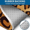 thumbnail image 4 of Gold and Black Of Leopard Print Bathroom Rugs Sets 3 Piece,Toilet Cover Set,Absorbent Non Slip Bathroom Mats Sets with U-Shaped Contour Rug Toilet Rug Set, 4 of 5